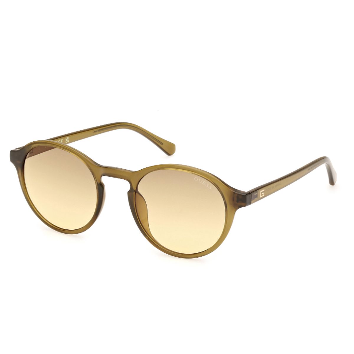GUESS - Lentes de Sol Verde Oscuro Transparente Degradé Guess