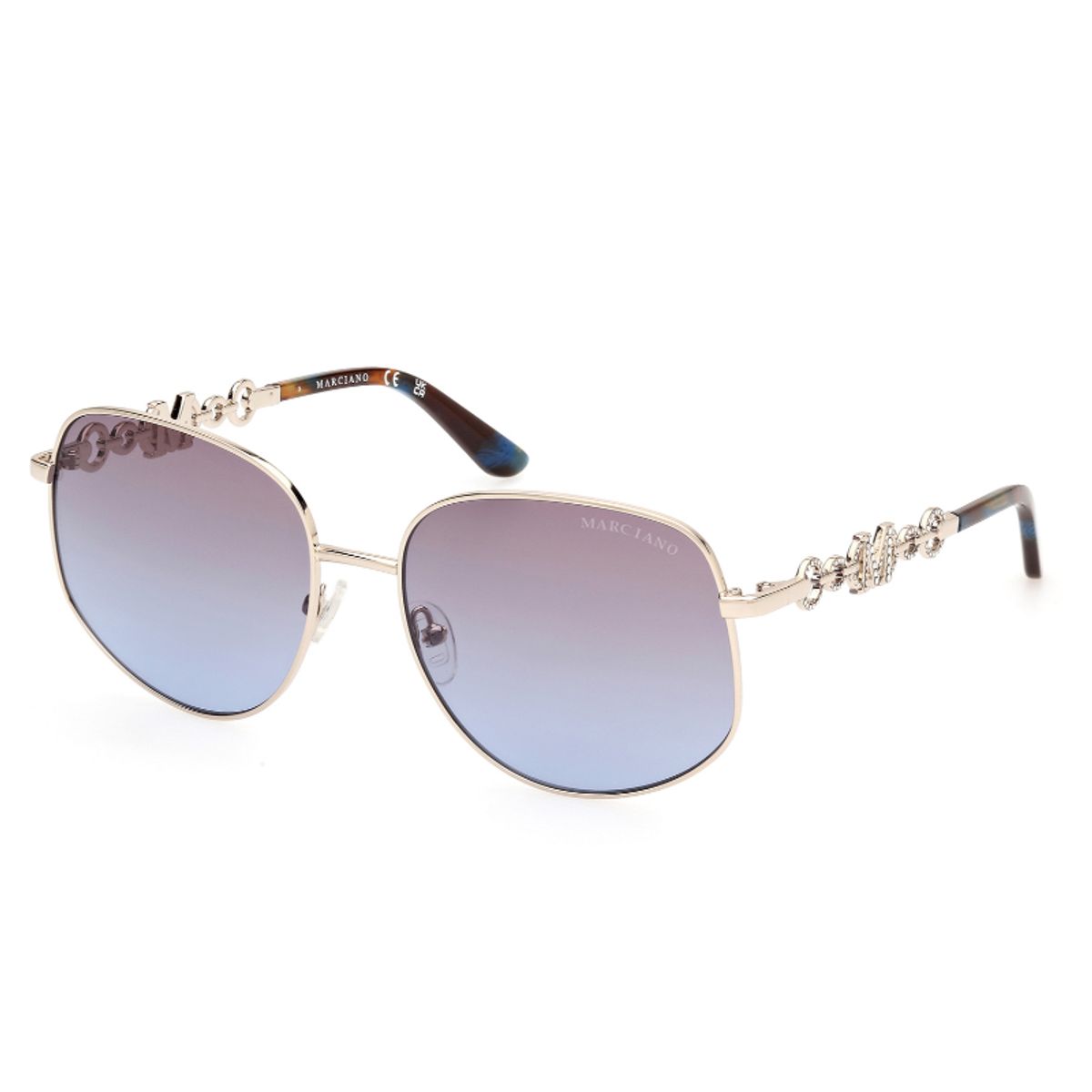 GUESS - Lentes de Sol Dorado Degradé Guess by Marciano