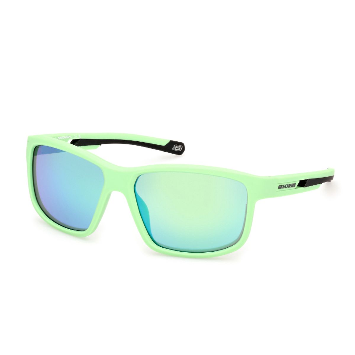 SKECHERS - Lentes de Sol Verde Mate Espejados Skechers