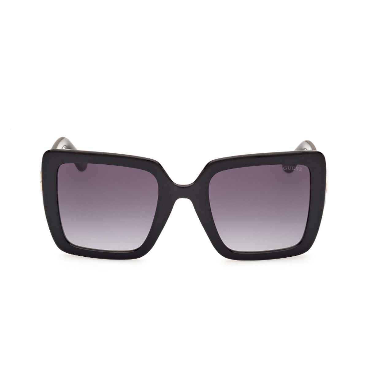 GUESS - Lentes de Sol Negro Brillante Degradé Guess