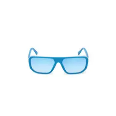 GUESS - Lentes de Sol Azul Mate Espejados