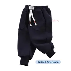 JUMP KIDS - Pantalón de Cotele Frizados Con Chiporro Niño Azul Oscuro