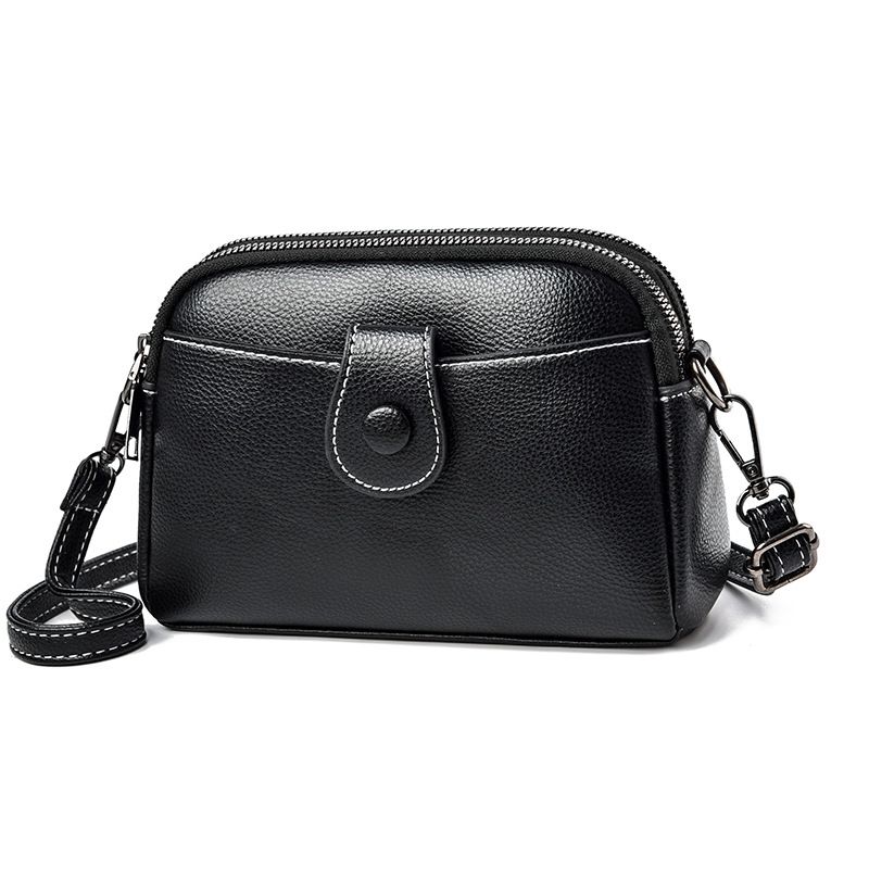 VATYERTY - Moderna Mini Bolsa Dome De Piel Sintética Con Textura De Guijarros