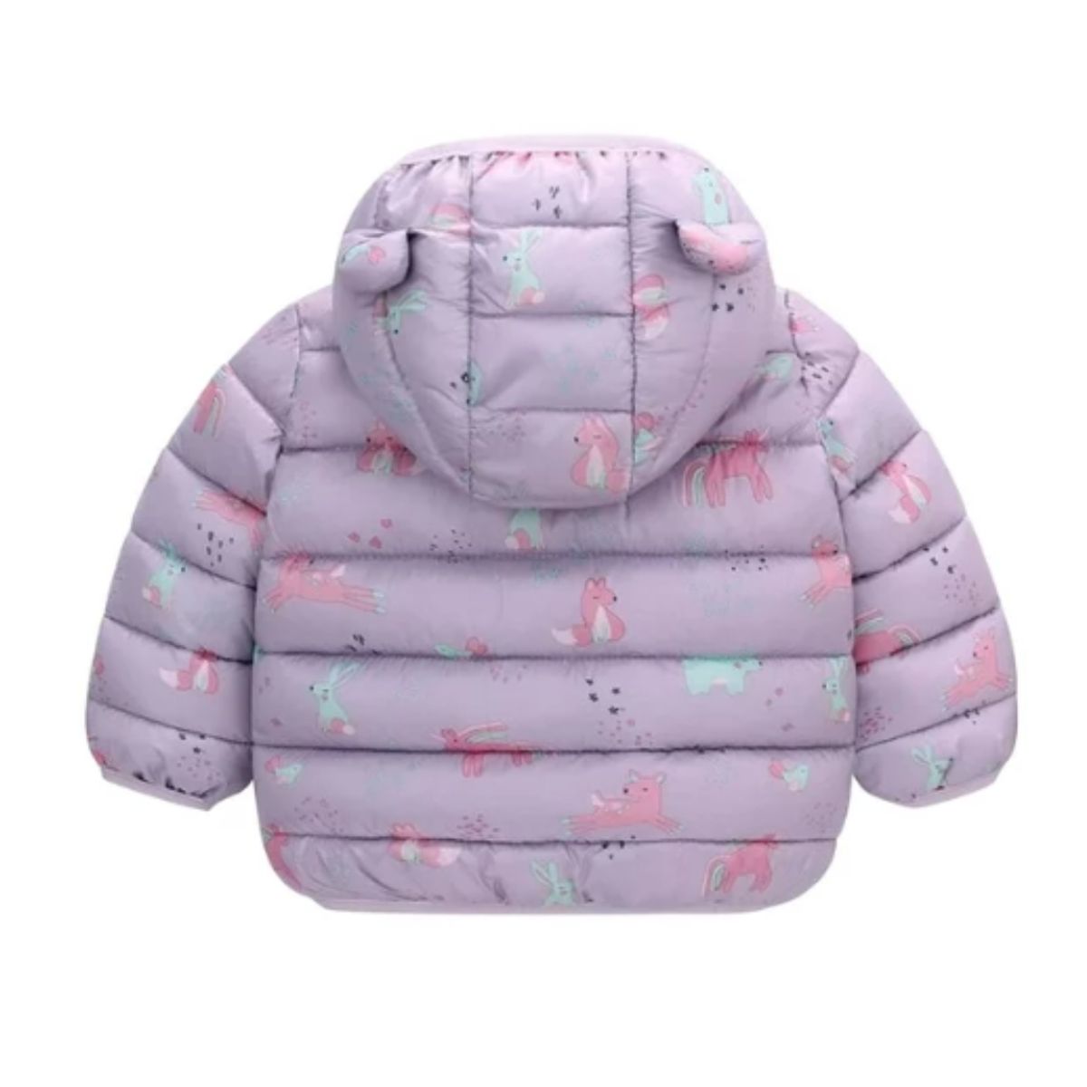 JUMP KIDS - Parka Con Capucha Y Mangas Larga Niña Ponys Lila Jump Kids