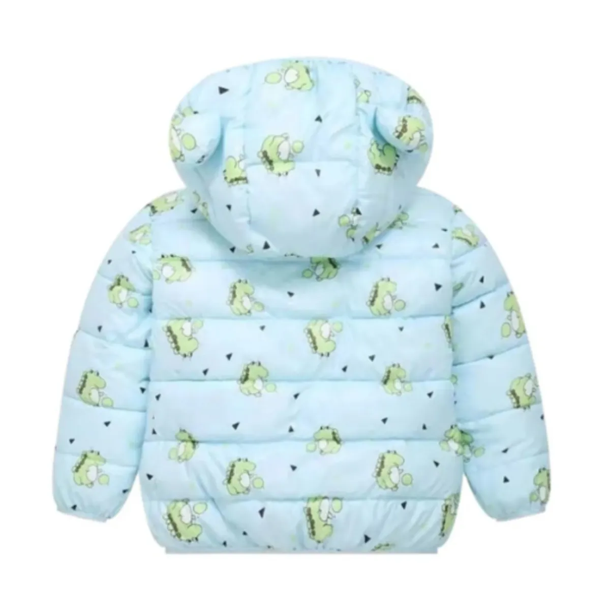 JUMP KIDS - Parka Con Capucha Y Mangas Larga Niño Dinosaurio Azul Claro Jump Kids
