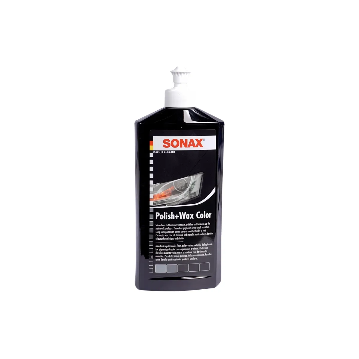 SONAX - Cera Abrillantadora Sonax Polish & Wax Color Negro 500 ml