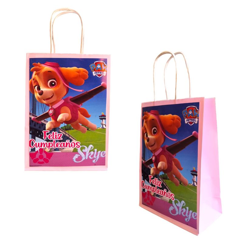 GENERICO - Bolsas para Dulces Temática Skye Paw Patrol 12u
