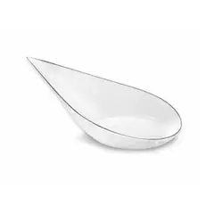 GENERICO - Cuchara Acrílico Gota Transparente Ceviche (paquete 50 Unid)