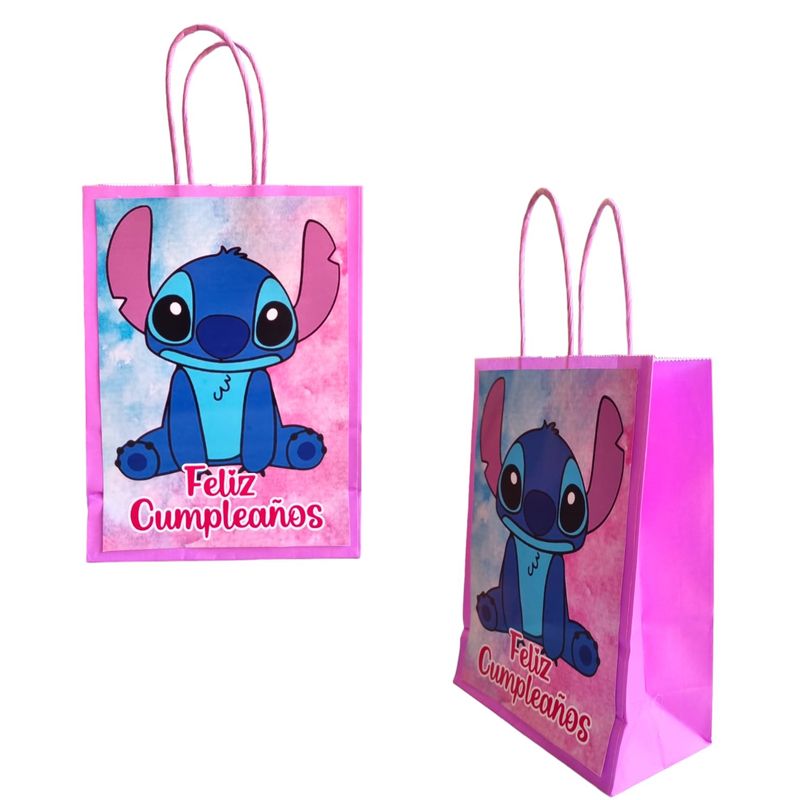GENERICO - Bolsas para Dulces Temática Stitch 12u