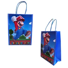 GENERICO - Bolsas para Dulces Temática Mario Bros 12u