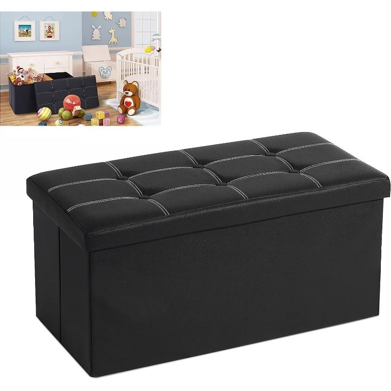 YOMYM - Muebles Puff Baul Organizadores Taburete Plegable Sillas Avanzado 110L