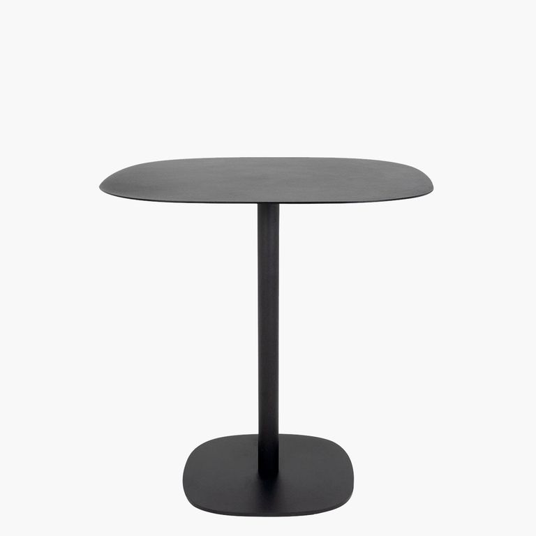 Mesa Cuadrada Steel Negra Form Negro