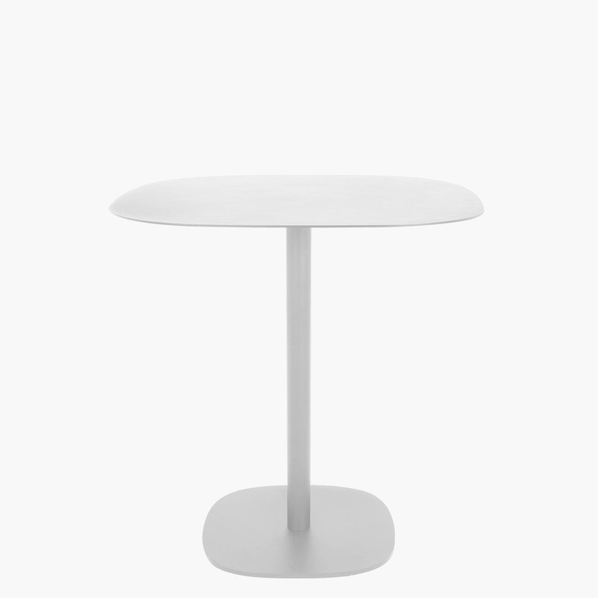 FORM DESIGN - Mesa Cuadrada Steel Blanco Form