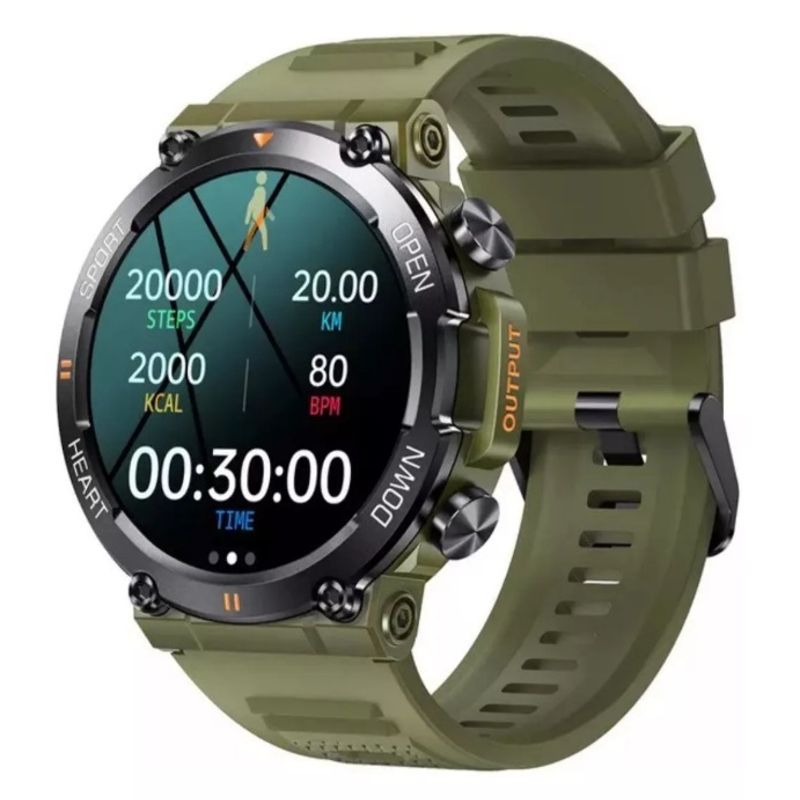 HOLD MI - Reloj Inteligente Smartwatch K56 Pro Bluetooth Verde Camo Original