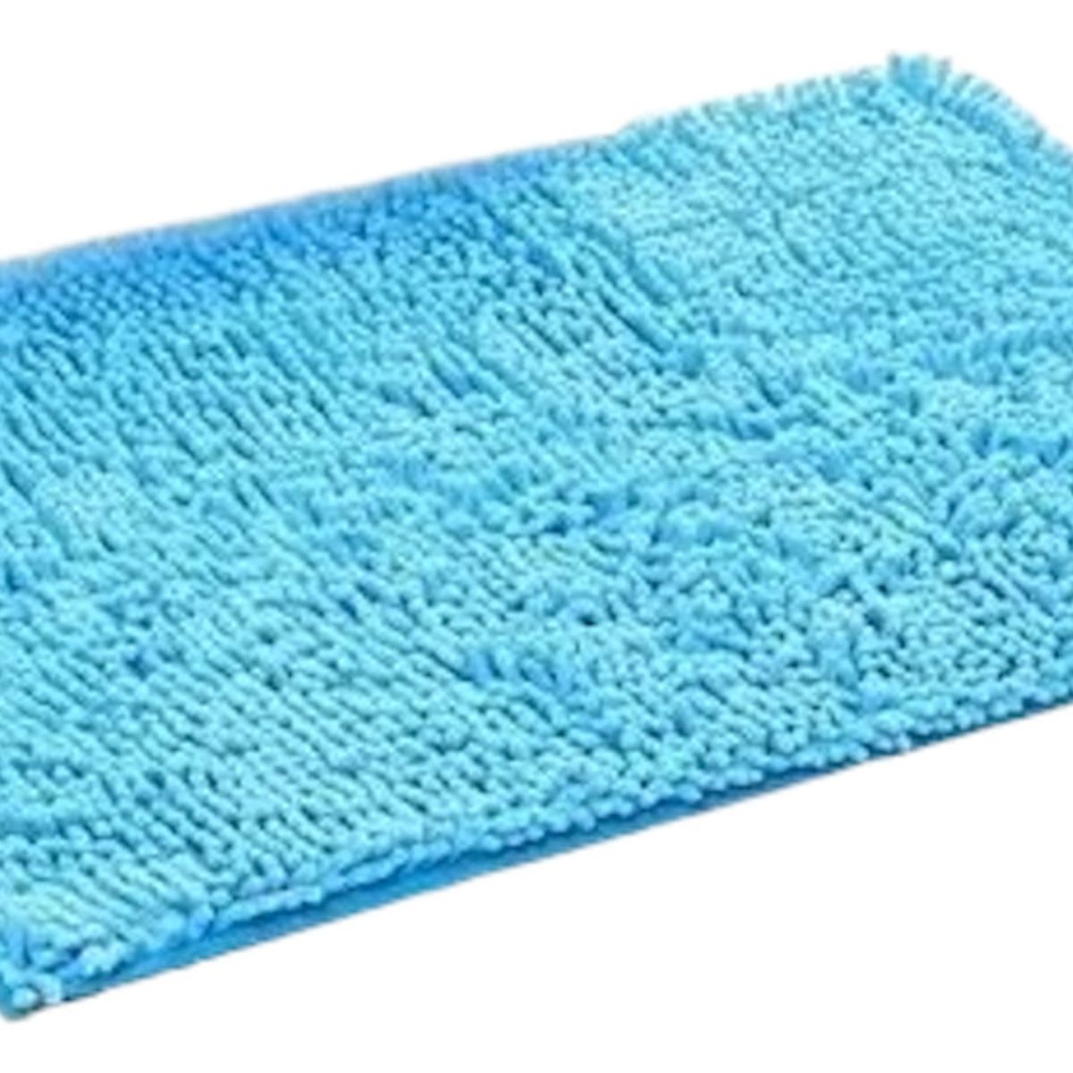 GENERICO - Alfombra De Baño Microfibra Bajada Ducha Ultra Absorbente Celeste