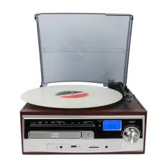 IRT - Tornamesa Tocadiscos Vintage80 CD Cassettes Vinilos BLuetooth