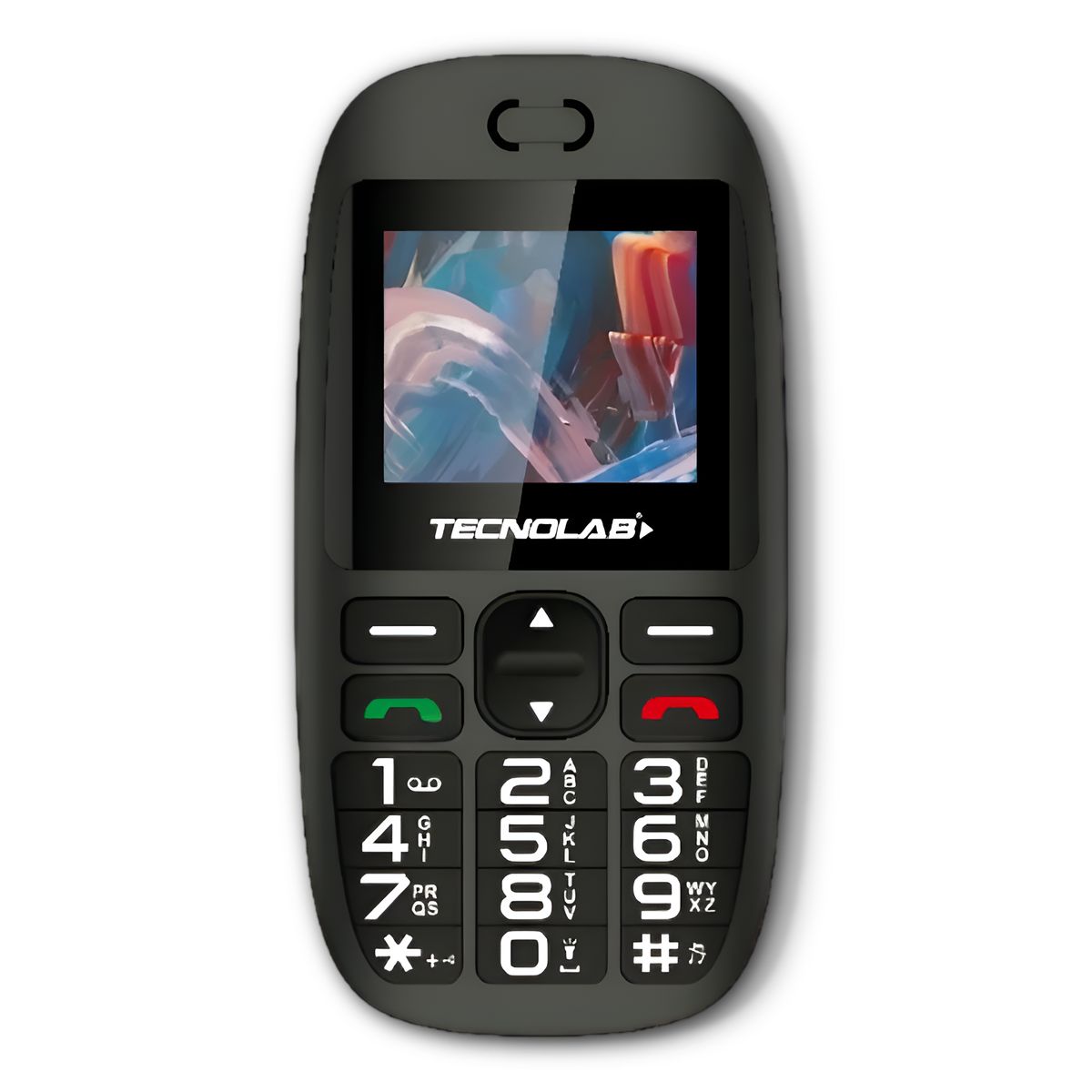 DBLUE - Teléfono Senior Adulto Mayor C/Función S. O. S 4G Black 486B