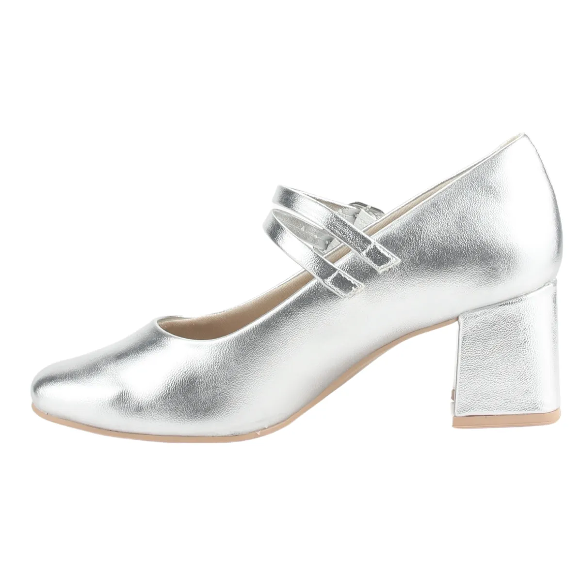 RAMARIM - Zapato Mujer Plateado Casual Chalada 2417102