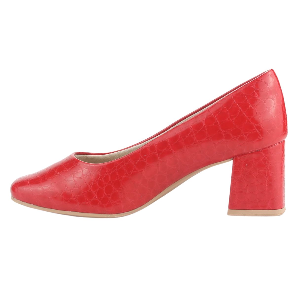 RAMARIM - Zapato Mujer Rojo Casual Chalada 2417101