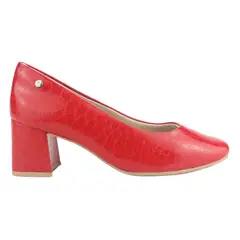 RAMARIM - Zapato Mujer Rojo Casual Chalada 2417101