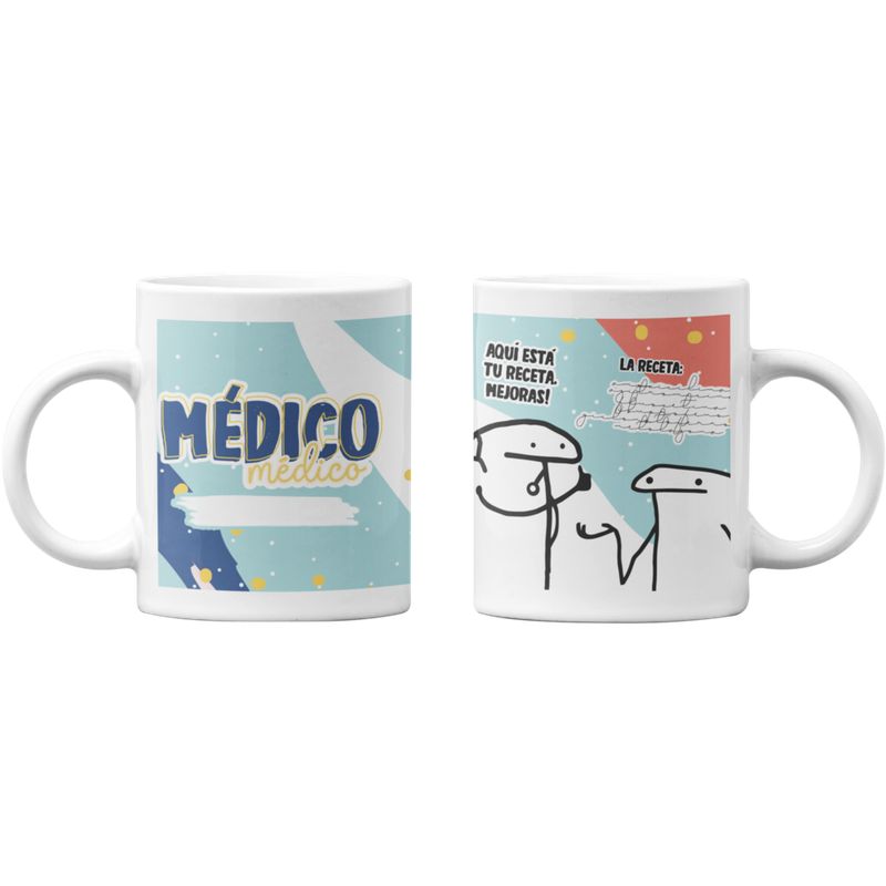 SM - Tazones Tazas blancas Medico Regalo Medico Profesion SM