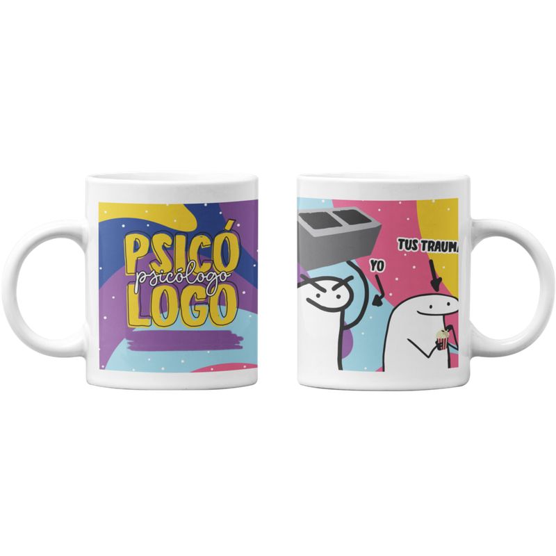 SM - Tazones Tazas blancas Psicologo Regalo Psicologo Profesion SM