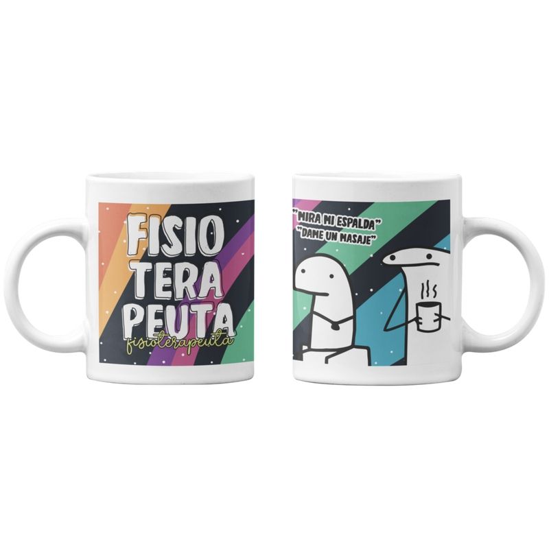 SM - Tazones Tazas blancas Fisioterapauta Regalo Profesion SM