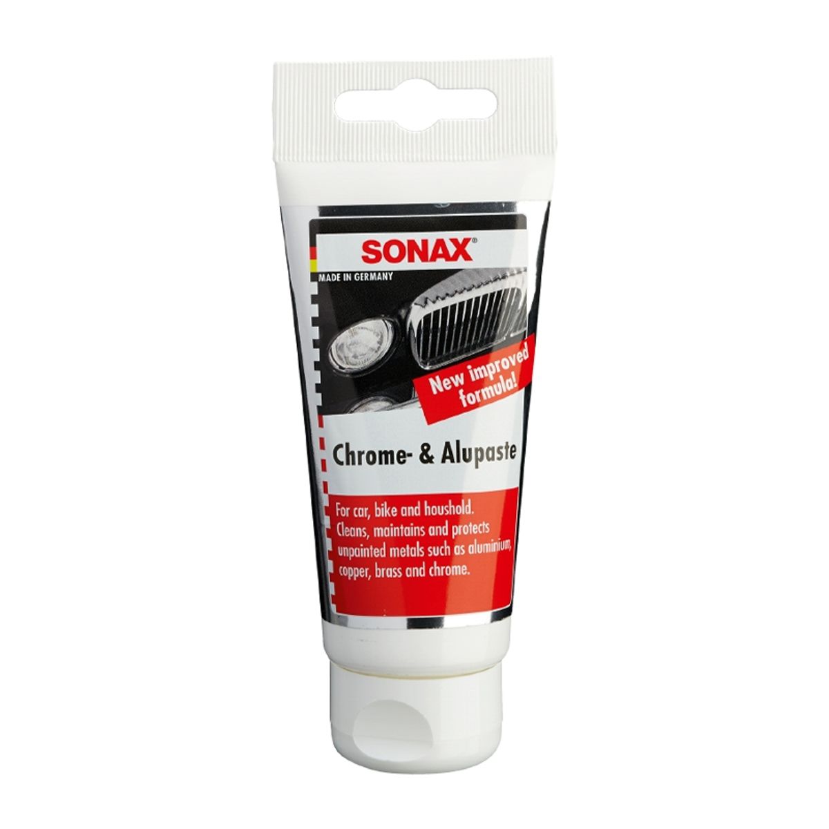 SONAX - Pasta para Pulir Cromos Sonax 75 ml Restauración de Metales