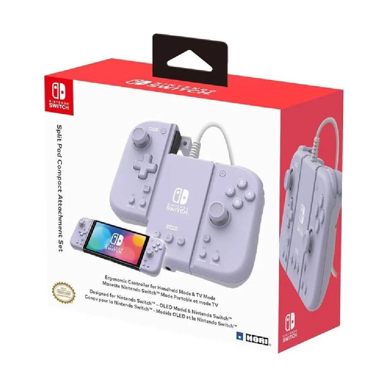 HORI Split Pad Compact Attachment Set Lavander Nsw - Sniper