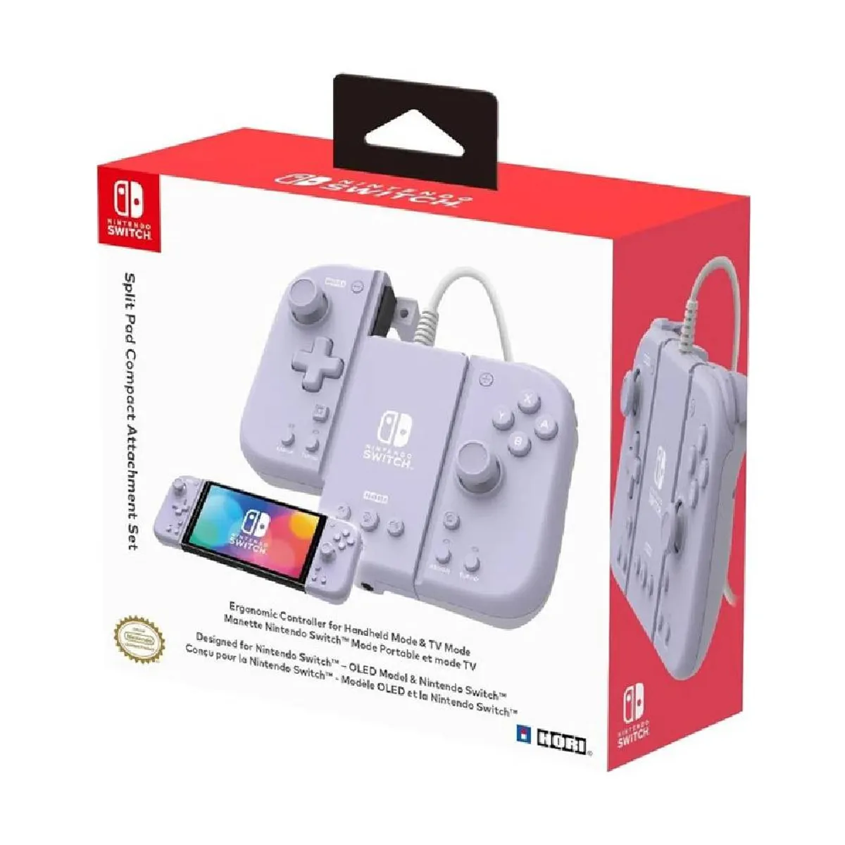 HORI - Split Pad Compact Attachment Set Lavander Nsw - Sniper