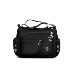 VATYERTY - Bolso bandolera minimalista Bolso bandolera de nailon para mujer