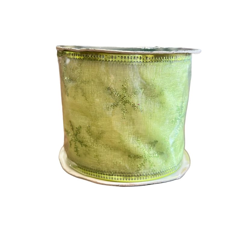 HERRERA MAISON - Cinta Navidad Verde Nieve