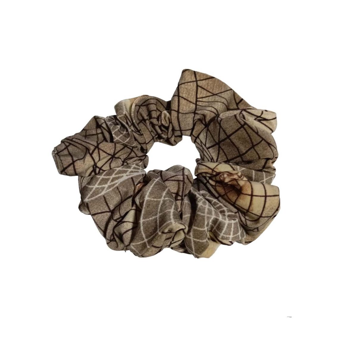 GENERICO - Scrunchie Colet para el cabello XL Manchas Cafe