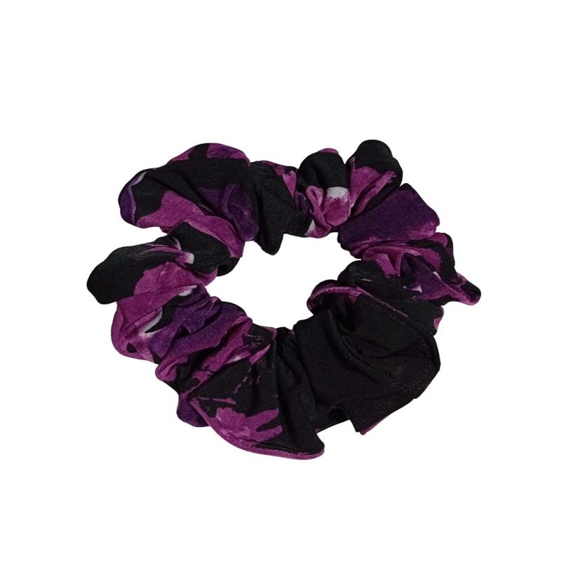 GENERICO - Scrunchie Colet para el cabello XL Manchas Morado