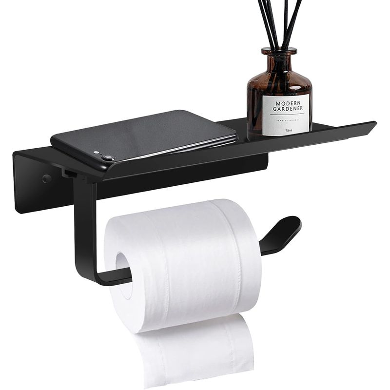 YOMYM - Porta Rollo Papel Higiénico Confort Soporte Celular Premium Posavasos