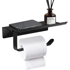 YOMYM - Porta Rollo Papel Higiénico Confort Soporte Celular Premium Posavasos