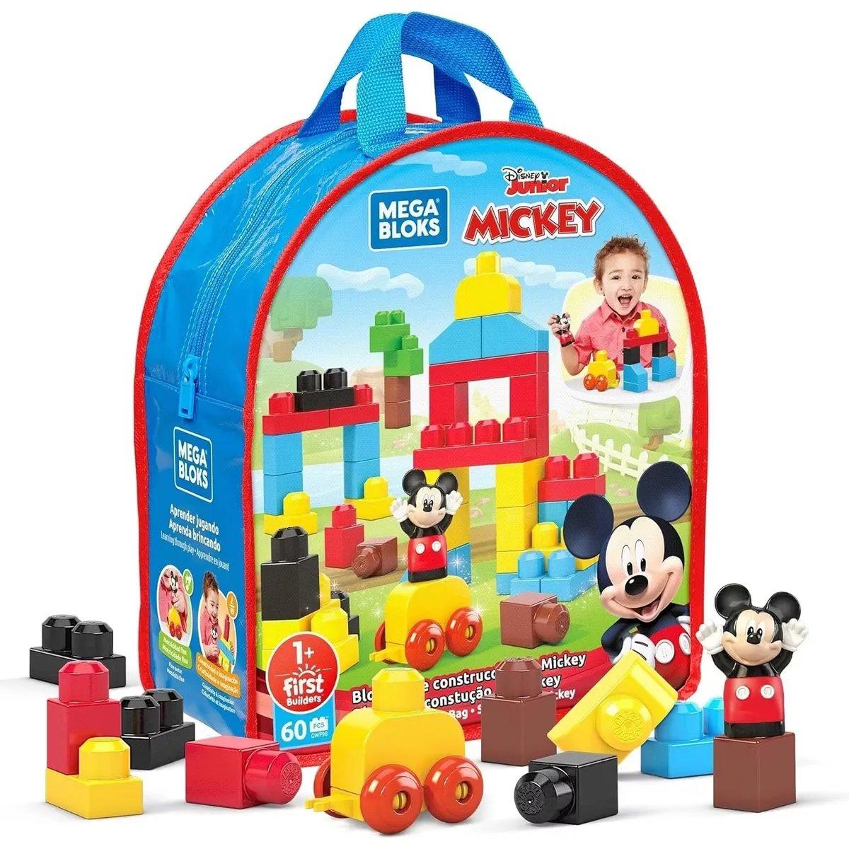 MEGA BLOKS - Juego De Bloques Mega Bloks Mickey Mousse Fisher Price