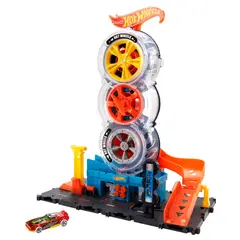 HOT WHEELS - Juguete Pista de Auto Súper Tienda de Llantas