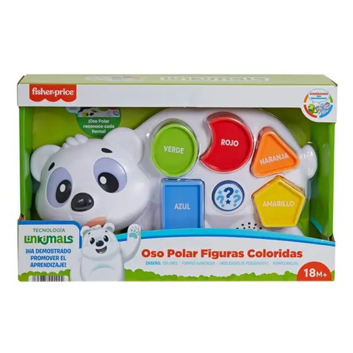 FISHER PRICE Juguete Bebe oso polar Fisher price Linkimals Hjr13