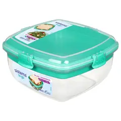 SISTEMA - Contenedor Para Ensalada + Sandwich To Go de 1.63 L
