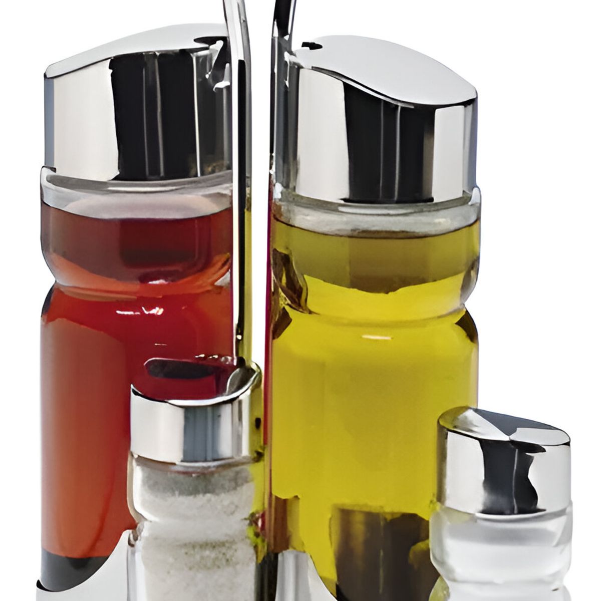 ALLEGRA - Set de Alcuza 5 Piezas Allegra Diseño Clasico Aceite Sal