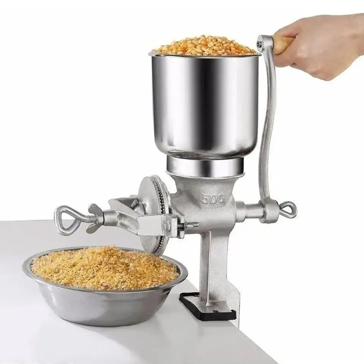 GENERICO - Molino Manual De Metal Para Choclo Granos Cereales Crownman