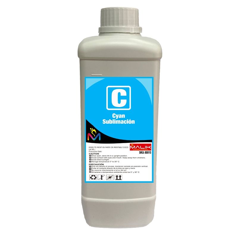 MALIK - Pack 4 Litros Sublimacion 4 Colores para Epson Ecotank L3560