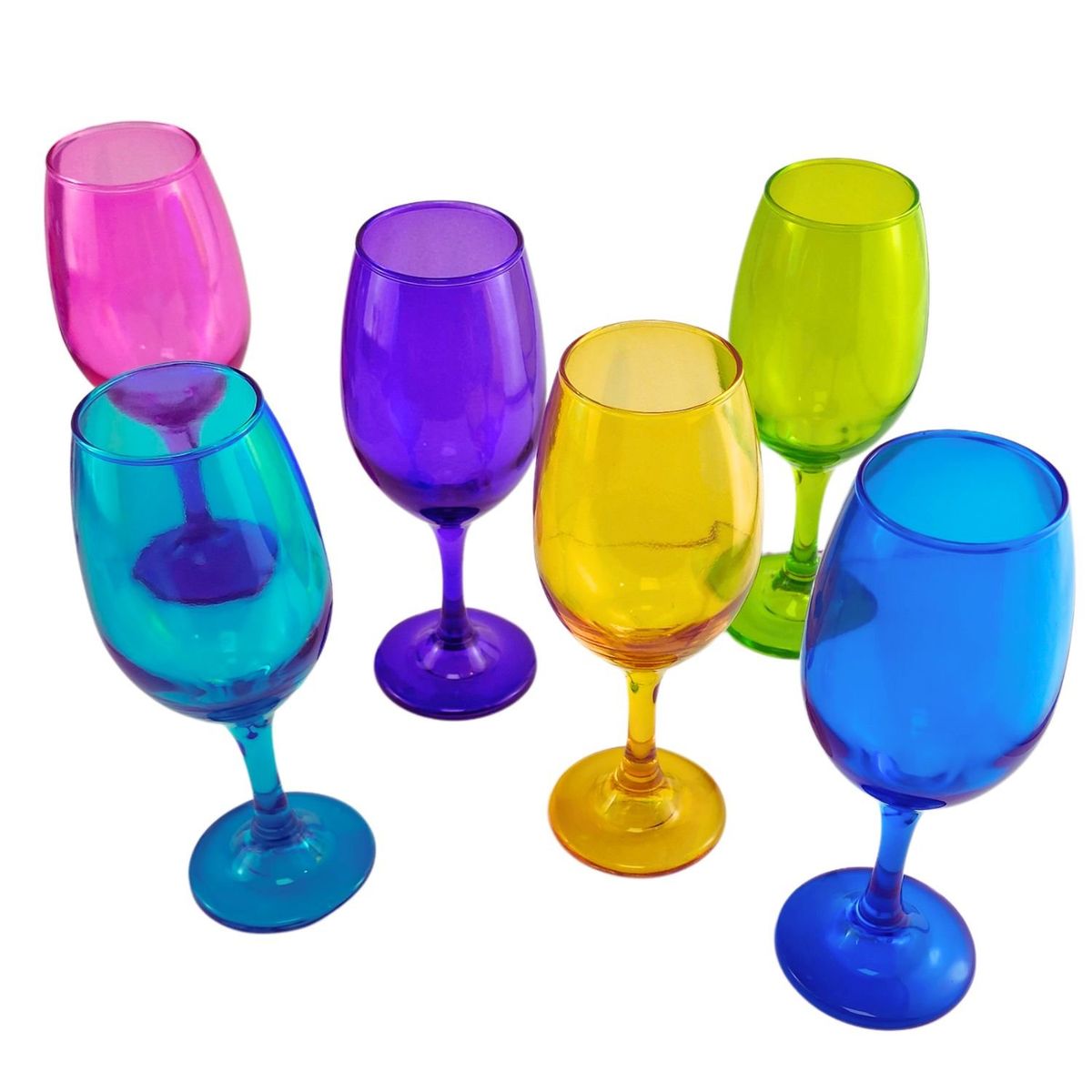 CRISTAR - Set 6 Copas Vino Rioja Full 386mL Fiesta Celebracion