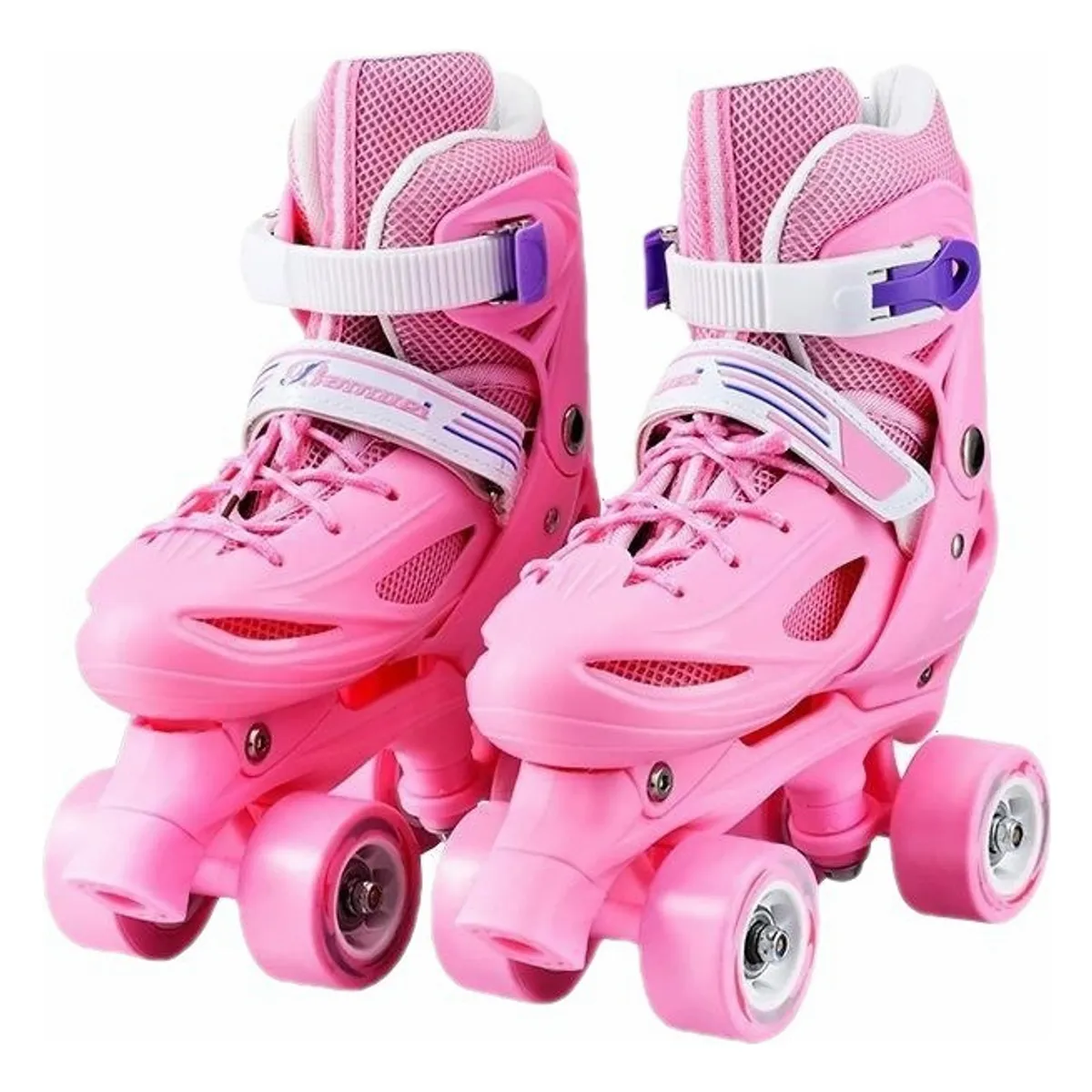 U BUY - Patines 4 Rueda Ajustable Para + Kit De Seguridad Casco S