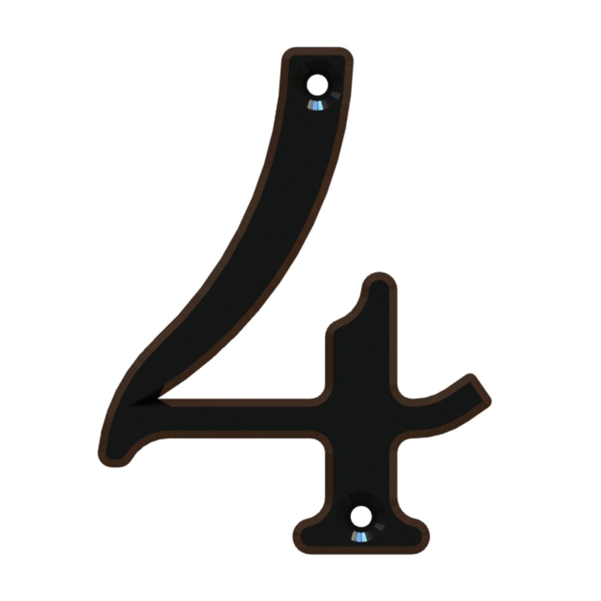 POLI - Número 4 Estándar 8,5cm Rústico