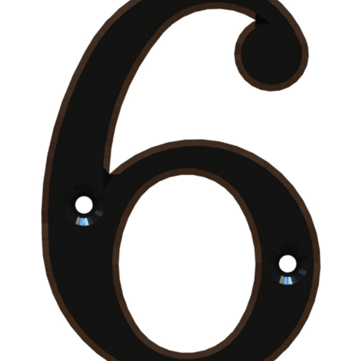 POLI - Número 6 Estándar 8,5cm Rústico