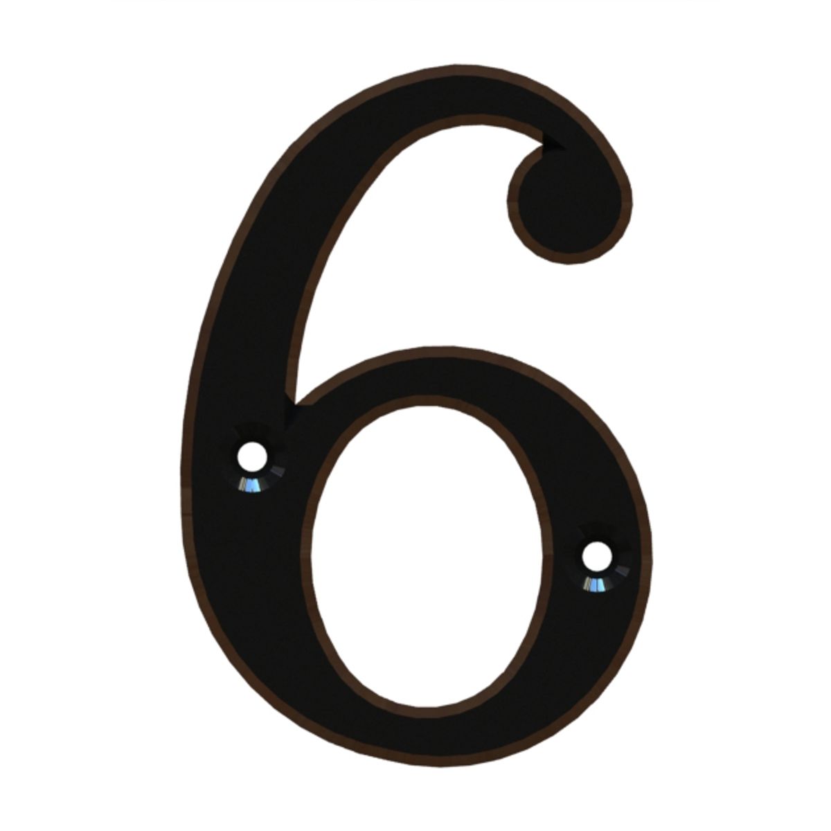 POLI - Número 6 Estándar 8,5cm Rústico