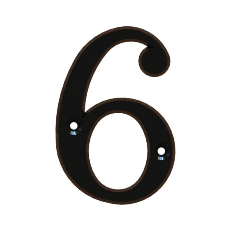 POLI - Número 6 Estándar 8,5cm Rústico