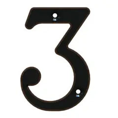 POLI - Número 3 Estándar 8,5cm Rústico